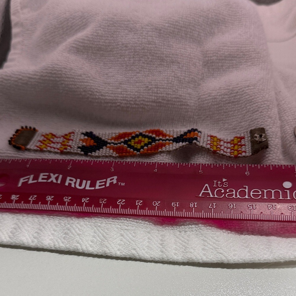 Hand Beaded Native Style Colorful Beaded Bracelet